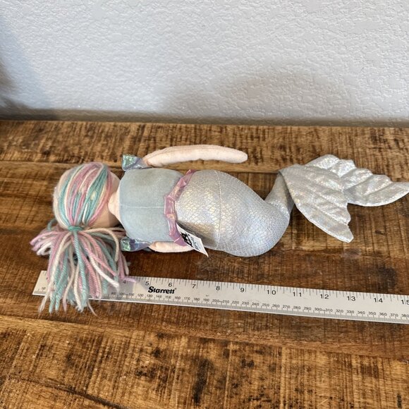 Jellycat Mermaid Plush Little Aqua Lily Blue Pink Iridescent Tail 13” - Picture 7 of 8